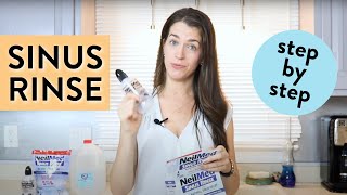 How to Use a Sinus Rinse  NeilMed Sinus Rinse Tutorial [upl. by Ybeloc]