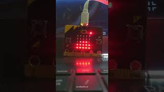 Microbit Music reactive  Microbit v2 projects shorts  Projects using Microbit  By Robotixio [upl. by Odnalro]