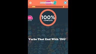 Wordbrain 2 verbs That End With ING Answers [upl. by Lainey]