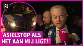 Wilders bezoekt boze bewoners rond azc [upl. by Oileduab]