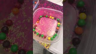 Water MampMs and￼ Skittles challenge [upl. by Anaicilef]