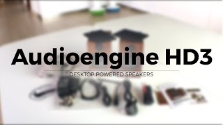 AudioEngine HD 3 Bluetooth Speakers Unboxing [upl. by Melony103]