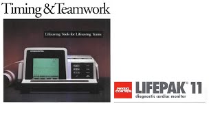 LIFEPAK 11  Manual DefibrillationSync Cardioversion Hard Paddles [upl. by Rbma]