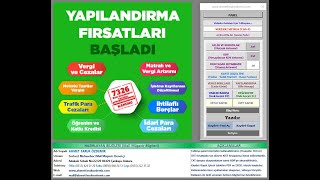 7326 Excel Hesaplama Tablosu Varlık Barışı ve Yeniden Değerleme Dahil [upl. by Asylla890]