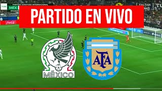 MEXICO SUB 23 vs ARGENTINA SUB 23 en VIVO AMISTOSO INTERNACIONAL [upl. by Miarfe]