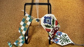 HOW TO Bead Loom Beading step by step tutorial for beginners [upl. by Auqinehs]