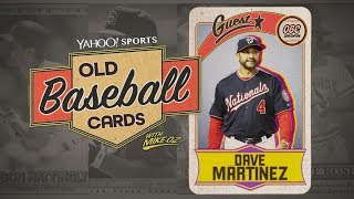 Nationals manager Davey Martinez reminisces about old teammates  Old Baseball Cards [upl. by Saraann754]