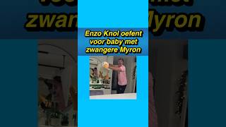 😳😂 Enzo Knol oefent voor baby met Myron die zwanger is enzoknol myron zwanger [upl. by Kato]