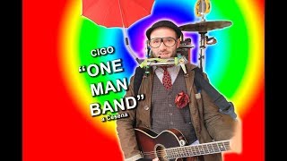 Amazing One man band cigo man band in Italy [upl. by Sedruol]