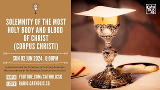 Catholic Sunday Mass Online  Corpus Christi 02 Jun 2024 [upl. by Asilad]