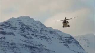 Canadian CH149 Cormorant in Iceland [upl. by Reinwald756]