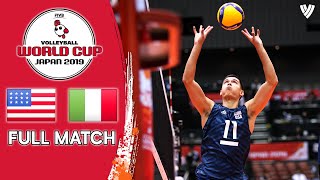 USA 🆚 Italy  Full Match  Men’s Volleyball World Cup 2019 [upl. by Akenahs]