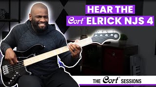 Hear The Cort Elrick NJS4 Electric Bass Guitar [upl. by Anayd271]