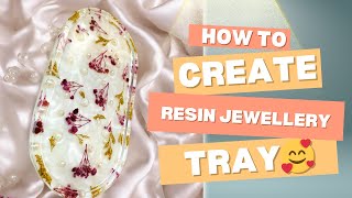 DIY Resin Jewelry Tray StepbyStep Guide to Creating Stunning Home Decor  Tutorial  fmartistry [upl. by Phylys965]