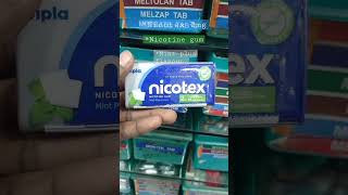 Nicotex 2mg  Nicotine gum  Mint plus flavour  shorts [upl. by Enihpesoj]