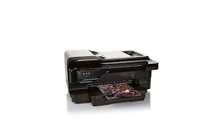 HP Officejet WideFormat Wireless Printer Copy Scan Fax [upl. by Mulvihill]