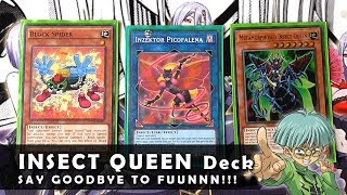 INSECT QUEEN Deck  Insect Link Lockdown May 2018 Yugioh [upl. by Noillid]