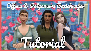 Sims 4 Offene amp Polyamore Beziehungen  ohne Mods  Tutorial deutsch [upl. by Eliath]