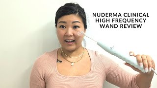 NuDerma Clinical Skin Therapy Wand  Portable High Frequency Skin Therapy Machine [upl. by Erica]