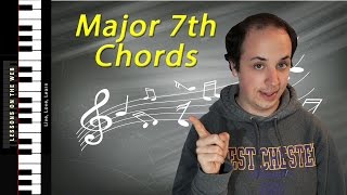 Major 7th Chords on Piano  How They Sound What They Look Like and How to Play Them [upl. by Marcille500]