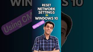 How to Reset Network Settings on Windows 10 Using CMD windows10 [upl. by Eelnodnarb]