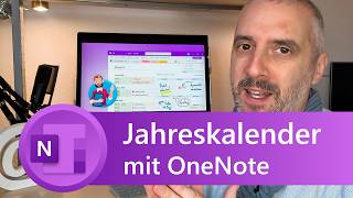 Kalender 2025 für OneNote Vorlage für Jahresplaner Download [upl. by Llennaj]