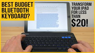 Best budget Bluetooth keyboard for iPad  Arteck HB220B review  Most useful iPad accessory for 20 [upl. by Teresa]