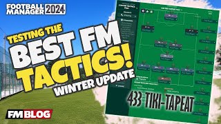 433 TIKITAPEAT  Testing the Best FM24 Tactics  Football Manager 2024 [upl. by Euqinaj]