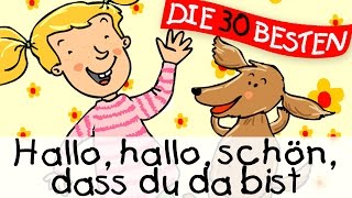 🏞️ Hallo Hallo schön dass du da bist  Bewegungslieder zum Mitsingen  Kinderlieder [upl. by Aspia718]