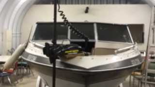 Bow rider bowmount trolling motor install 4 [upl. by Narcis290]