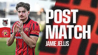 Postmatch Jamie Jellis discusses THAT goal in convincing win over Grimsby Town [upl. by Nipha]