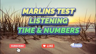 Marlins Test For Seafarer  Listening [upl. by Regdirb849]