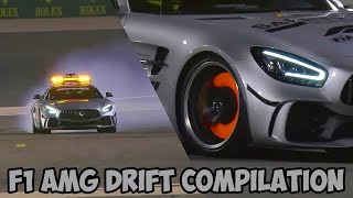 2021 AMG Safety Car Drifting Compilation Over The Years  GT R  SLS AMG SL 55 CLK 55 and CLK 63 [upl. by Notsag]