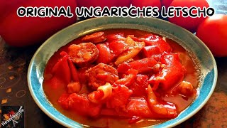 Original ungarisches Lecsó  Letscho ein Familienrezept Aromatisch und superlecker [upl. by Nattirb583]