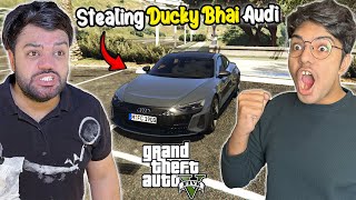 Stealing Ducky Bhais Audi Etron GT  GTA 5 GAMEPLAY 4 [upl. by Assyn659]