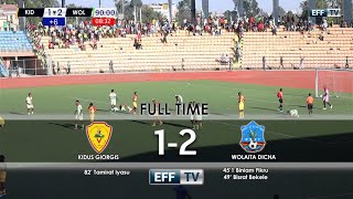 Kidus Giorgis 12 Wolaita Dicha  Goals and Highlights  Ethiopian Cup round 4 [upl. by Bunder]