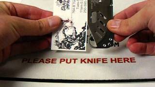 Boker Credit Card Knife [upl. by Nodnorb]