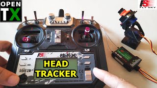 Flysky FSI6X Open Tx FPV Goggles Head Tracker Setup via PPM Input [upl. by Aleuname]