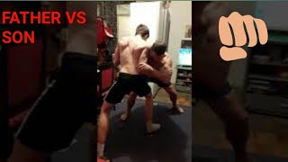 Father vs Son  wrestling who will win [upl. by Nodnarg]