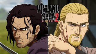 Thorfinn vs Snake  VINLAND SAGA SEASON 2 [upl. by Anelat]