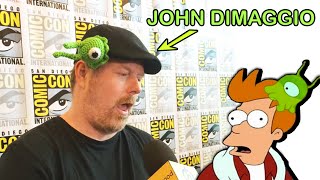 John DiMaggio Gets Brain Slugged At Comic Con 2015 [upl. by Nyrad126]