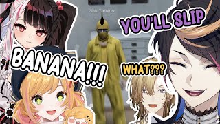 NIJI JP REACT TO BANANA SHU YAMINO IN GTA [upl. by Casar]