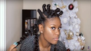 How To Get The PERFECT Bantu Knots Natural Hair [upl. by Ettenuahs]