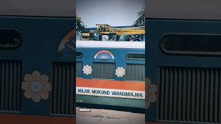 Indian Railway Locomotive dedicated to Major Mukund Varadarajan amaran trainvideos train loco [upl. by Gilleod]