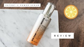 Peter Thomas Roth PotentC Power Serum Review [upl. by Brandenburg916]