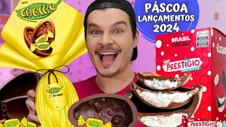 OVO DE PÁSCOA CARIBE E OVO RECHEADO DE PRESTÍGIO  LANÇAMENTOS OVOS DE PÁSCOA 2024  Vale a pena [upl. by Anoval]