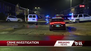 Large police presence after shooting at Birmingham apartment complex [upl. by Odlanar]