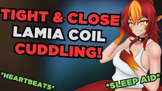 Close amp Tight Coil Cuddling from a Giant Lamia ASMR RP F4A Tail Coiling Heartbeats [upl. by Annasor]