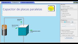 Condensador de placas paralelas con Phet [upl. by Htebsle]