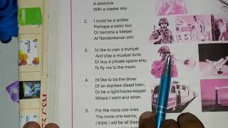 WHEN I GROW UP Class7 Follow up Lesson English Poetry for Odisha govt school students [upl. by Ardnaet]